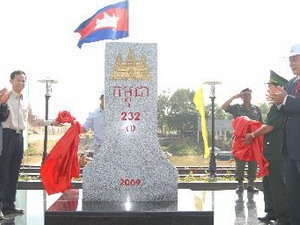 Khánh thành cột mốc biên giới 241 Việt Nam - Campuchia