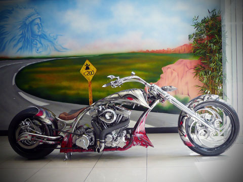 Xế "khủng" chopper độc nhất Việt Nam