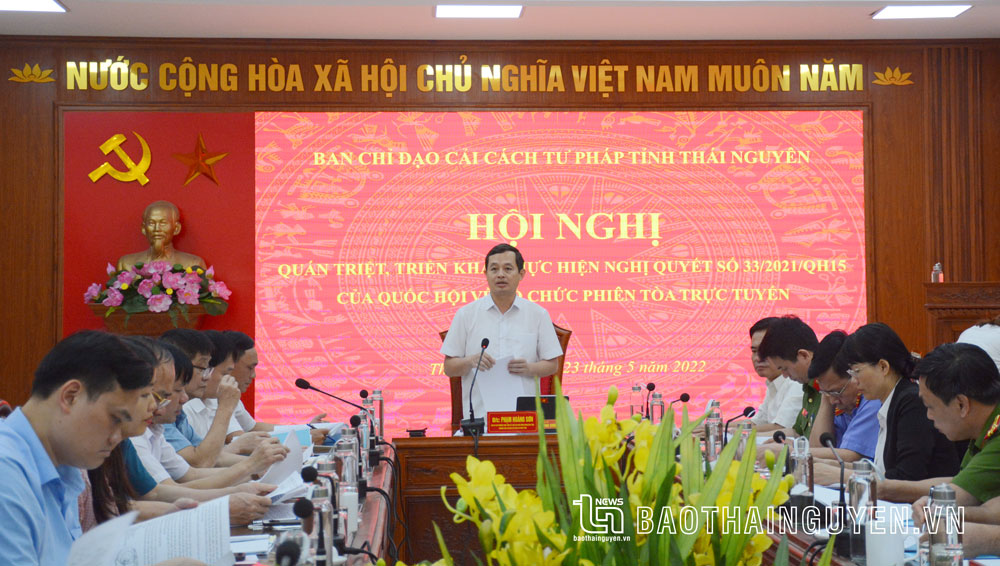 Sẽ tổ chức phiên toà trực tuyến trong năm nay