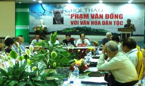 Hội thảo “Phạm Văn Đồng với văn hóa dân tộc”
