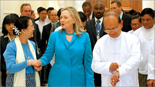 Mỹ dỡ bỏ lệnh cấm vận kinh tế đối với Myanmar