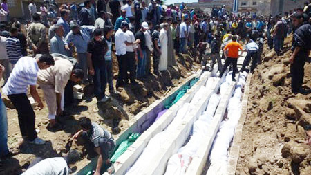 Giao tranhh tiếp diễn tại Syria, gần 120 người chết