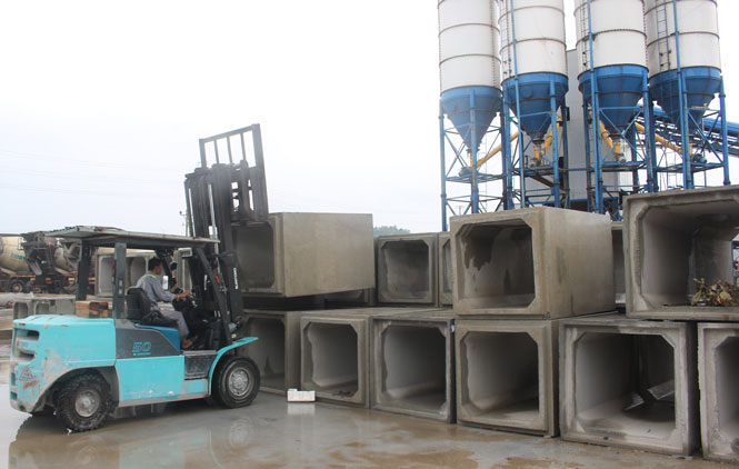Dây chuyền sản xuất cống xây dựng hiện đại nhất khu vực phía Bắc