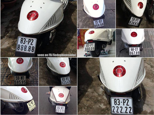 Tuyển tập những biển số khủng tr&ecirc;n Vespa 946 tại Việt Nam.