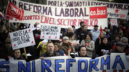 Người dân châu Âu bất bình với chính sách cắt giảm chi tiêu