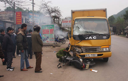 Tai nạn giao thông nghiêm trọng 2 người tử vong