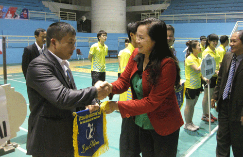 Khai mạc Giải cầu lông toàn tỉnh năm 2014