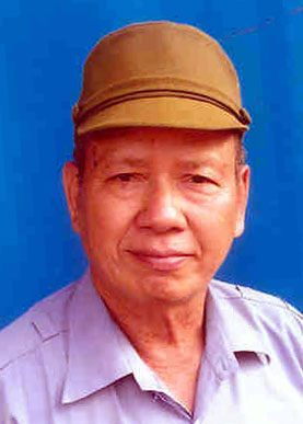 Ông Chu Thanh An,Chủ tịch Hội Chữ thập đỏ phường Đồng Quang,T.P Thái Nguyên