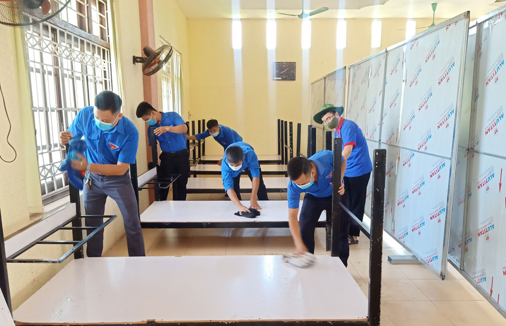 Phú Lương: Chuẩn bị khu cách ly y tế tập trung với trên 100 giường