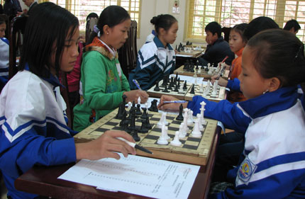 Phú Lương: 180 kỳ thủ tham gia Giải cờ vua