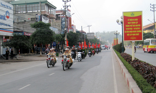 Mít tinh, diễu hành tuyên truyền về an ninh trật tự và An toàn giao thông