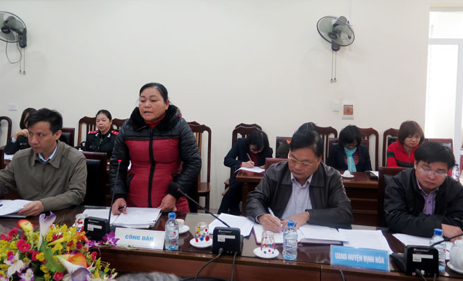 Đối thoại giải quyết khiếu nại của công dân