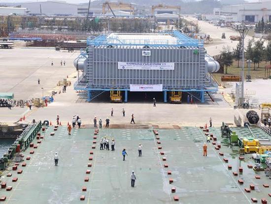 Xuất thiết bị khử mặn 4.500 tấn sang Ả Rập Xê Út