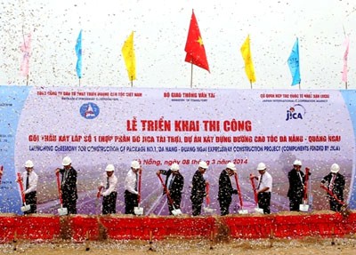 Khởi công tuyến cao tốc đoạn Đà Nẵng - Quảng Ngãi