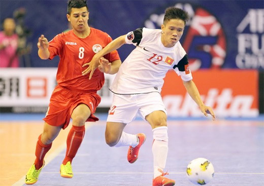 Futsal Việt Nam giành chiến thắng trước Tajikistan