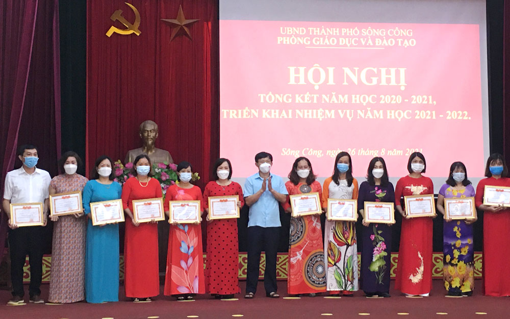 T.P Sông Công: Triển khai nhiệm vụ năm học 2021-2022