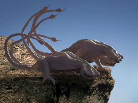 Một sinh vật ngo&agrave;i vũ trụ được Hawking m&ocirc; tả trong phim t&agrave;i liệu. Ảnh: sina.com.cn