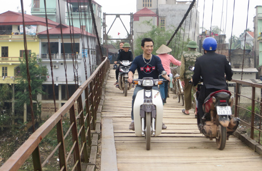 Sẽ cải tạo, nâng cấp cầu treo Hà Châu