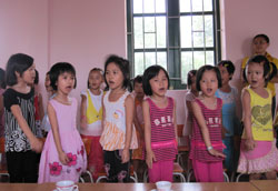 Phú Bình còn thiếu điểm sinh hoạt cho trẻ em