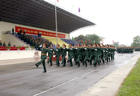 Ra quân huấn luyện năm 2015