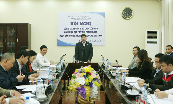 Chuẩn bị cho việc công bố nhãn hiệu tập thể “Chè Thái Nguyên”