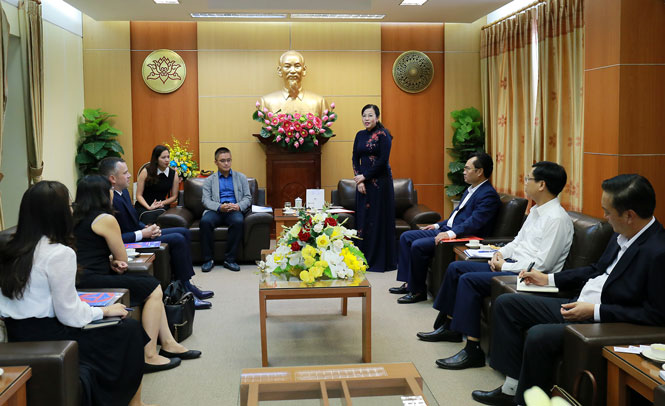 Đồng chí Bí thư Tỉnh ủy tiếp và làm việc với các nhà đầu tư
