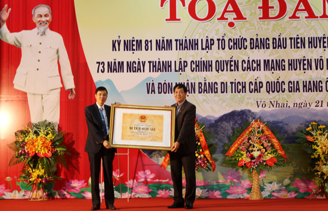 Võ Nhai: Tọa đàm nhân kỷ niệm 81 năm thành lập tổ chức Đảng đầu tiên