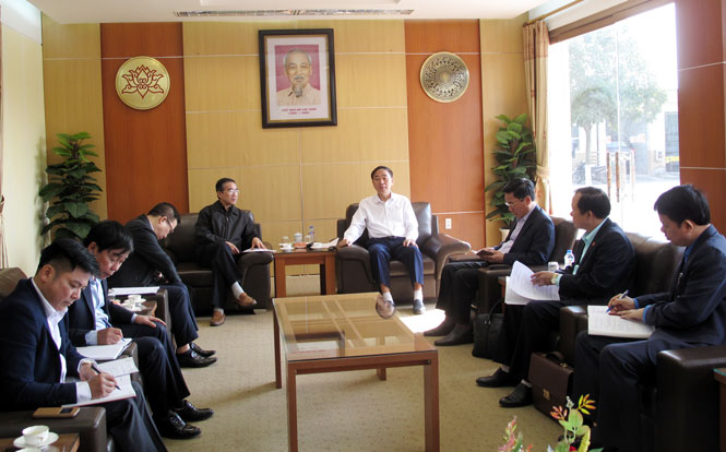Lãnh đạo tỉnh tiếp và làm việc với Đoàn công tác của Ủy ban Kiểm tra Trung ương