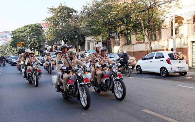 Đảm bảo trật tự an toàn giao thông dịp Tết