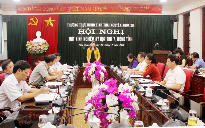 Thường trực HĐND tỉnh: Rút kinh nghiệm kỳ họp thứ 7