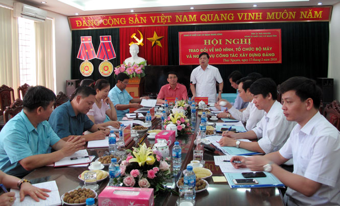 Trao đổi về mô hình, tổ chức bộ máy