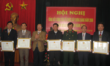 Công tác xây dựng Đảng đã có nhiều tiến bộ