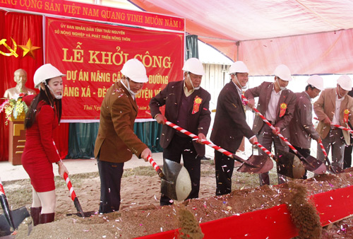 Khởi công Dự án nâng cấp tuyến đường Tràng Xá – Đèo Nhâu