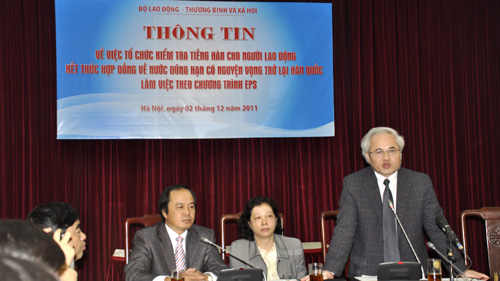 Lao động về nước đúng hạn có thể trở lại Hàn Quốc