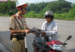 Thái Nguyên: Tăng cường tuyên truyền Luật Giao thông trong trường học