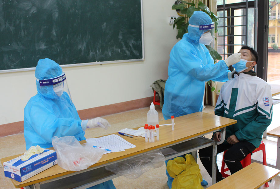 T.P Thái Nguyên: Tiến hành xét nghiệm diện rộng trên địa bàn 8 phường