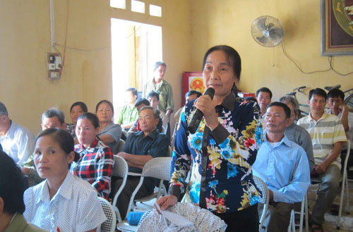 Đoàn đại biểu Quốc hội tỉnh tiếp xúc cử tri