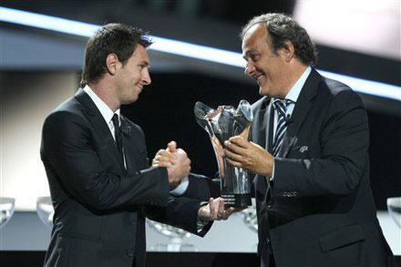 Messi giành Cầu thủ xuất sắc nhất châu Âu mùa bóng 2010-2011