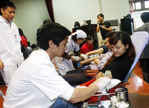 Hiến 150 đơn vị máu