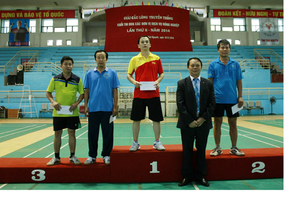 Giải cầu lông truyền thống Khối các đơn vị Dịch vụ nông nghiệp lần thứ II 