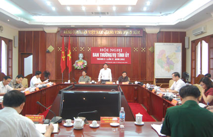 Hội nghị Ban Thường vụ Tỉnh uỷ tháng 3 (lần 2)