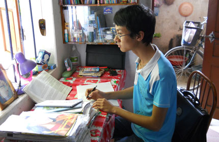 Một tấm gương vượt khó vươn lên trong học tập