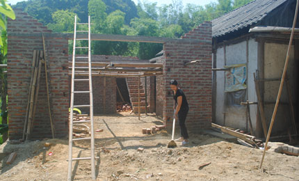 Xây dựng nông thôn mới ở Phượng Tiến: Khó thực hiện tiêu chí nhà ở