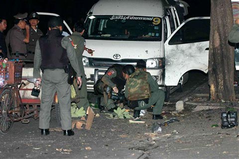 Bom lại nổ ở Bangkok