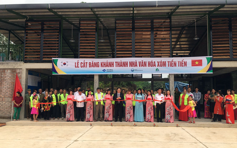 Khánh thành Nhà văn hóa xóm Tiền Tiến