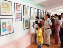 Triển lãm giải thưởng Mỹ thuật thiếu nhi Thái Nguyên