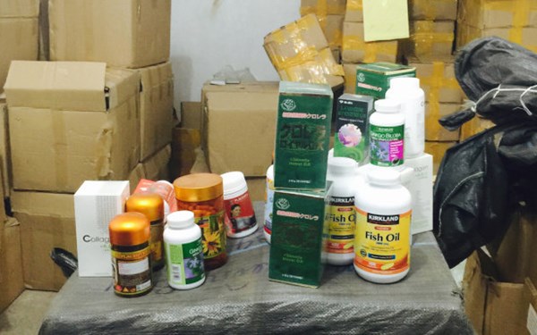Triệt phá ổ sản xuất hơn 10 tấn thực phẩm chức năng giả