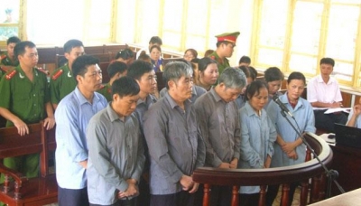 Năm án tử hình, bốn án chung thân và 80 năm tù cho 13 bị cáo