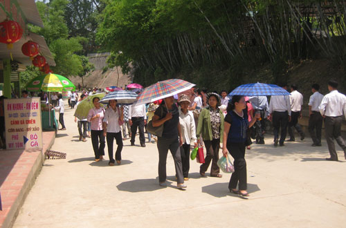 Khu du lịch hồ Núi Cốc: Thu hút số lượng lớn khách du lịch