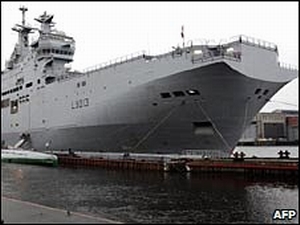 Nga và Pháp chuẩn bị ký kết thỏa thuận về tàu chiến